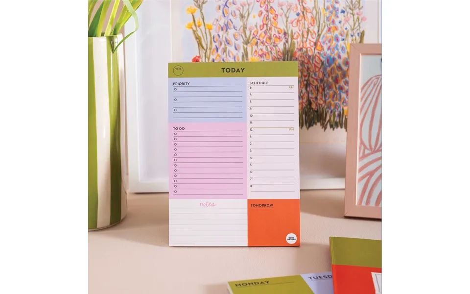 A5 Daily Planner Pad Block My Life