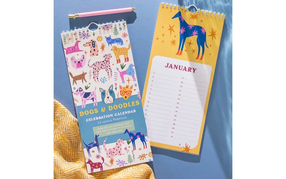 Birthday Calendar Dogs & Doodles