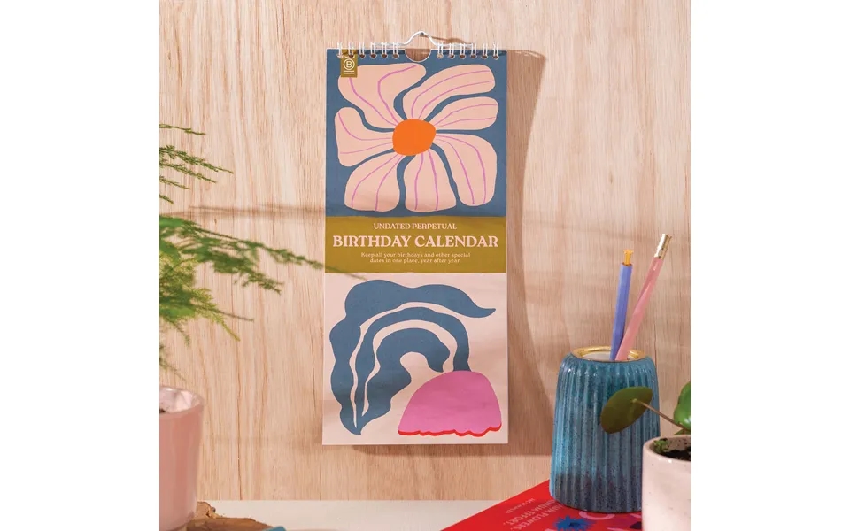 Birthday Calendar Les Fleurs