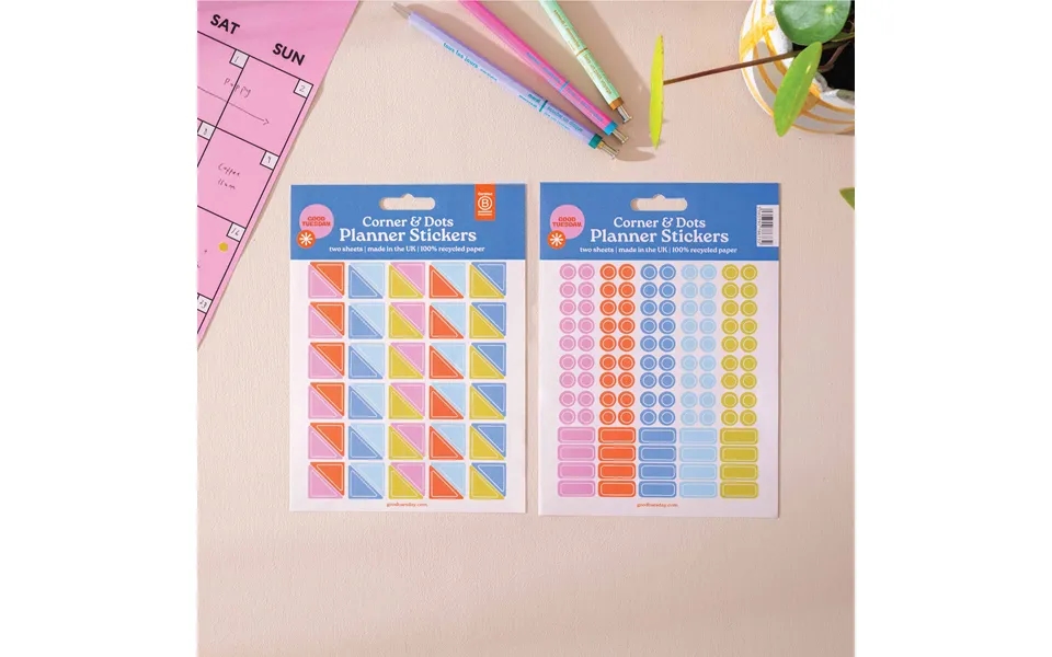 Corner & Dots Planner Stickers