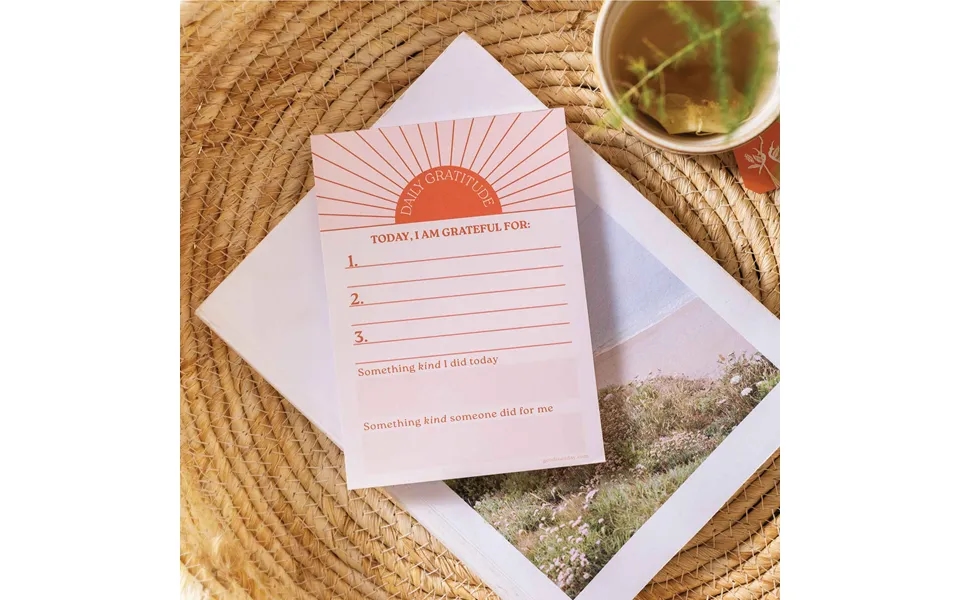 Daily Gratitude Pad Sun Ray A6