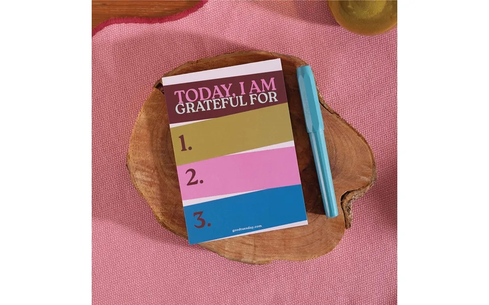 Daily Gratitude Pad Work Hard - Play Nice A6