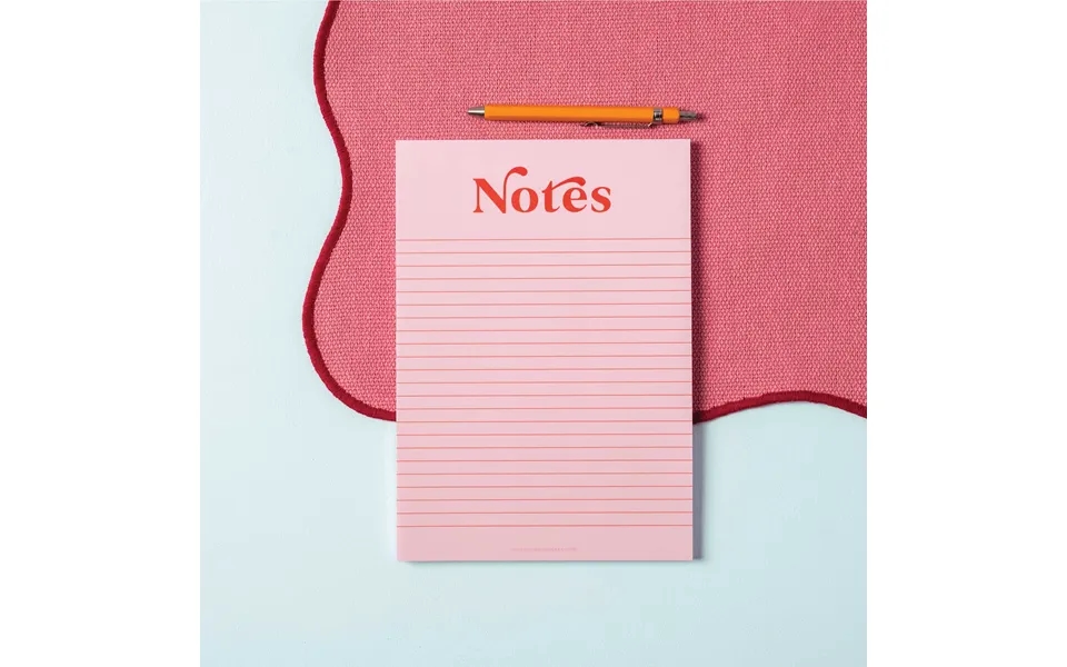 Pink & Red A5 Notepad
