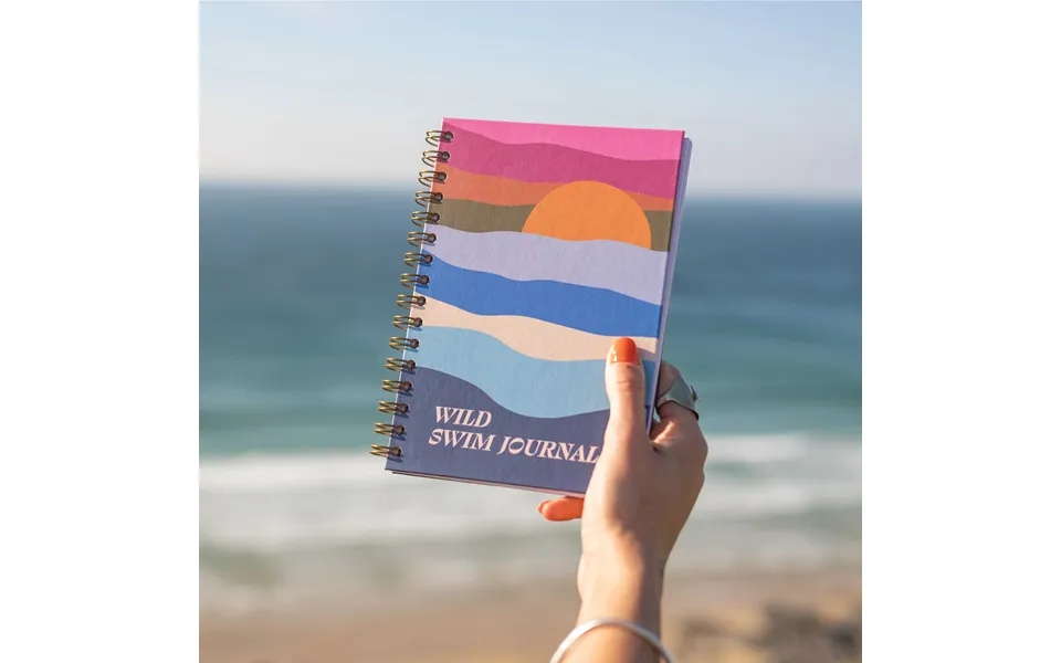 Wild Swim Journal Log Book A5 Hardback Seascape