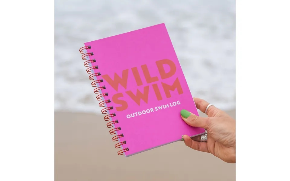 Wild Swim Journal Log Book A5 Softcover Pink & Red
