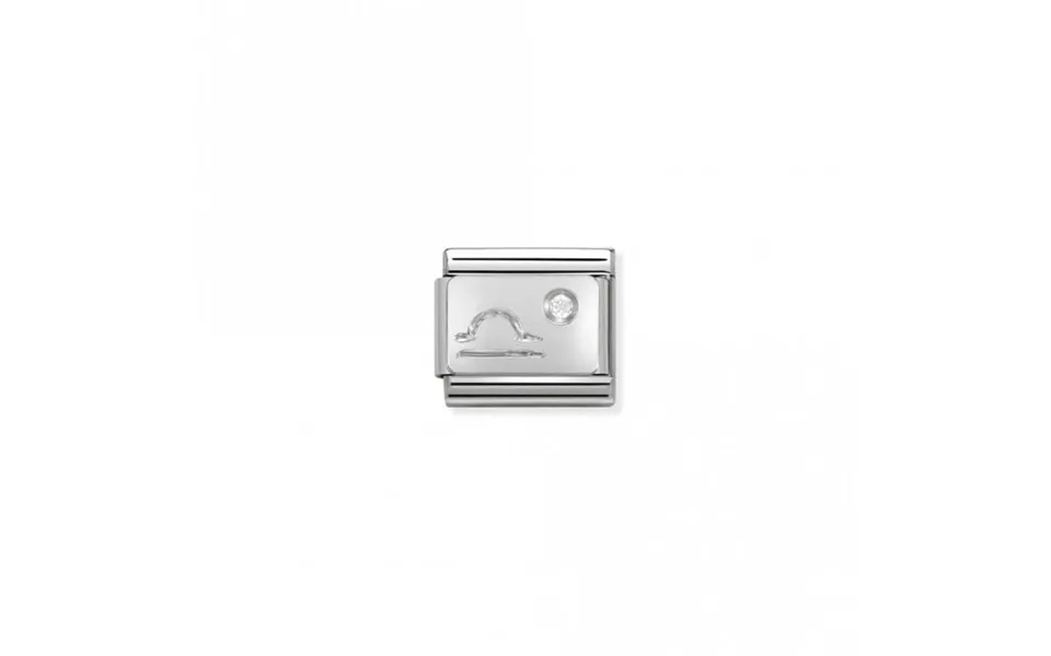 Classic Silver Cz Libra Zodiac Charms
