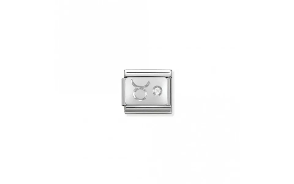Classic Silver Cz Taurus Zodiac Charms