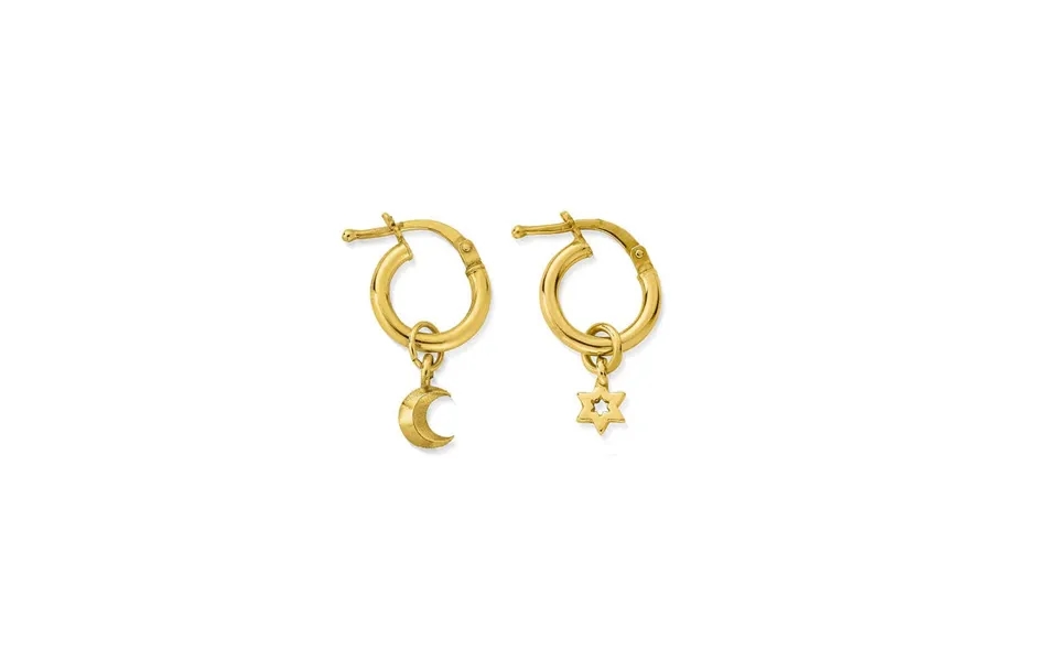 Gold Wisdom & Guidance Small Hoop Earrings