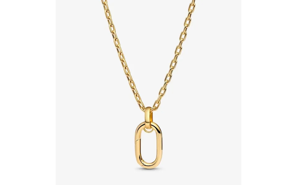 Me Gold Large Openable Link Pendant Necklace - 70cm