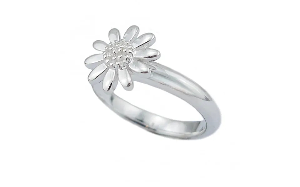 Silver Daisy Ring - Size N
