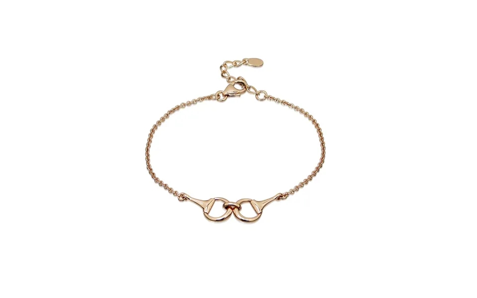 Silver & Rose Gold Vermeil Snaffle Bracelet