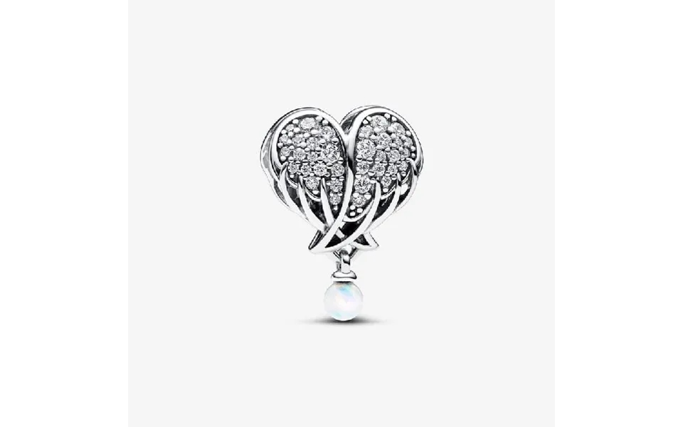 Sparkling Angel Wings & Heart Charms