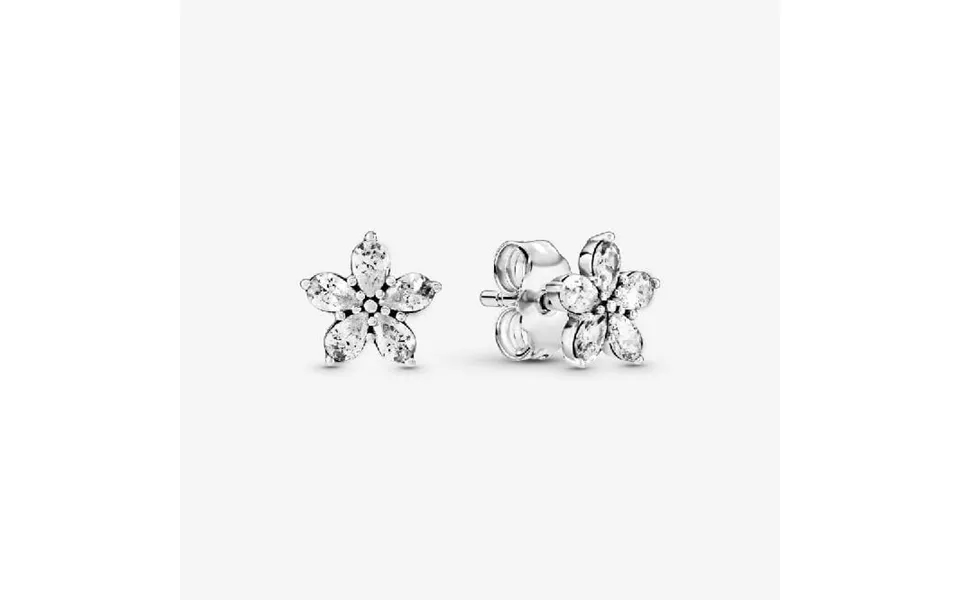 Sparkling Snowflake Stud Earrings