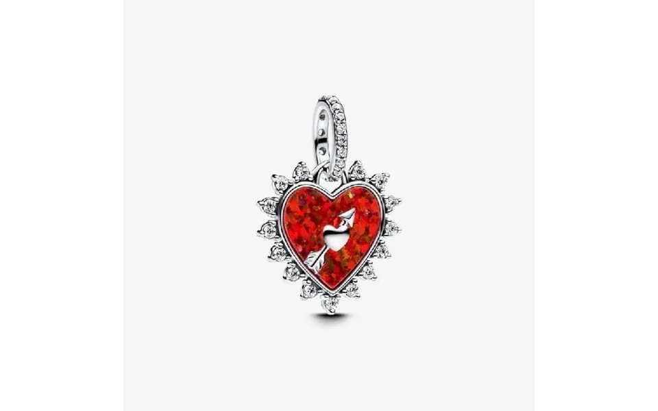 Spinnable Arrow Heart Dangle Charms