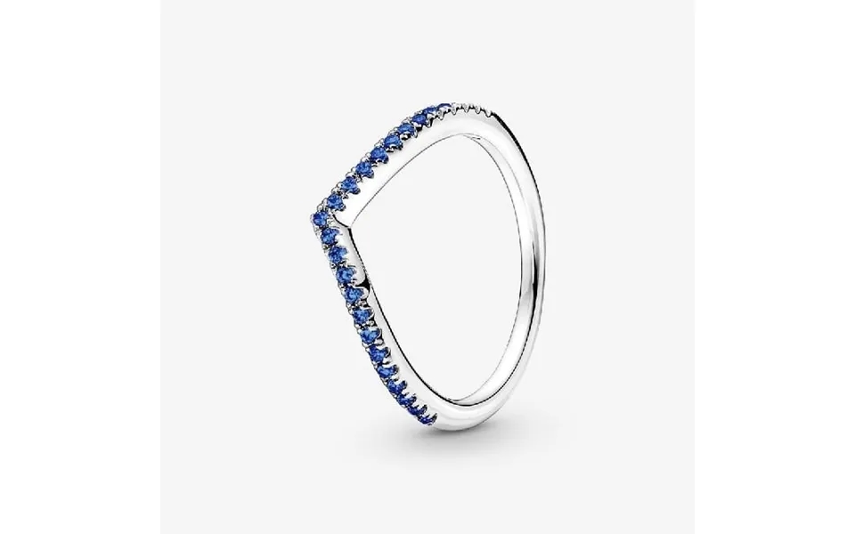 Timeless Wish Sparkling Blue Ring - Size 50