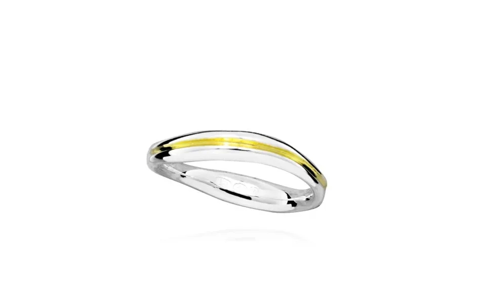 Trailblazer 18kt Gold & Silver Ring - Size 51