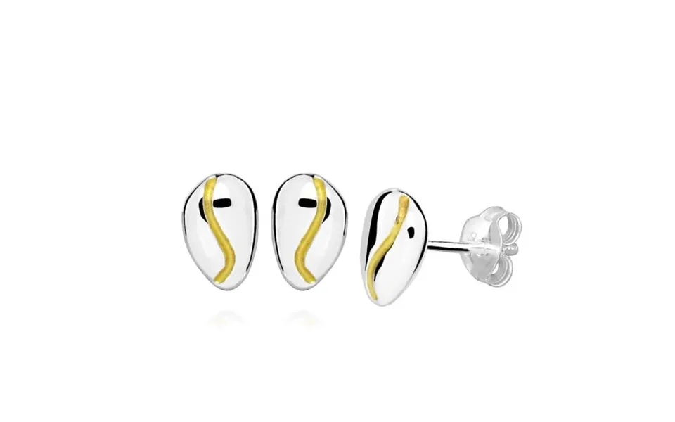 Trailblazer 18kt Gold & Silver Stud Earrings
