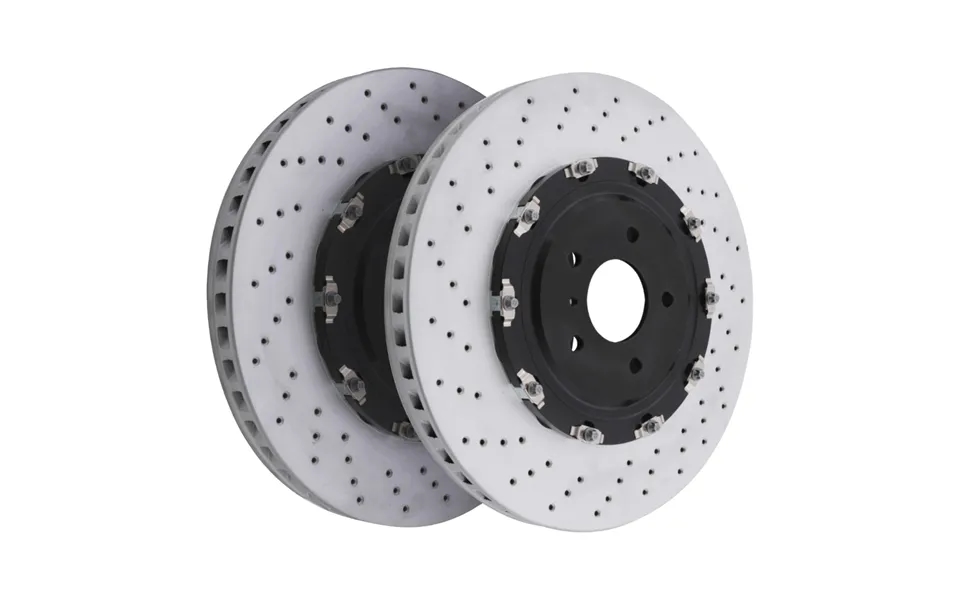 Front Drilled Grooved 380mm Brake Discs For Nissan Gtr R35 3