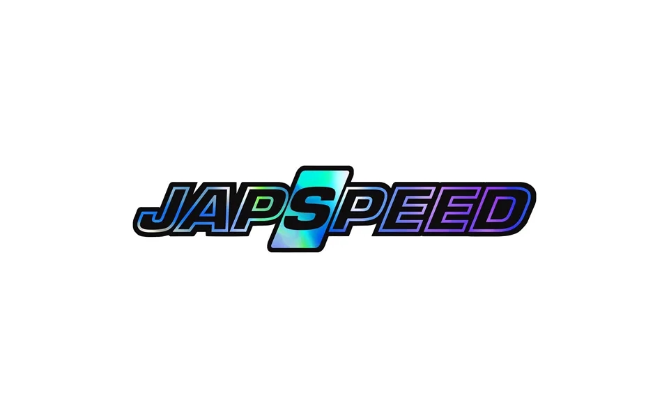 Japspeed Stickers - Black & Chrome 12