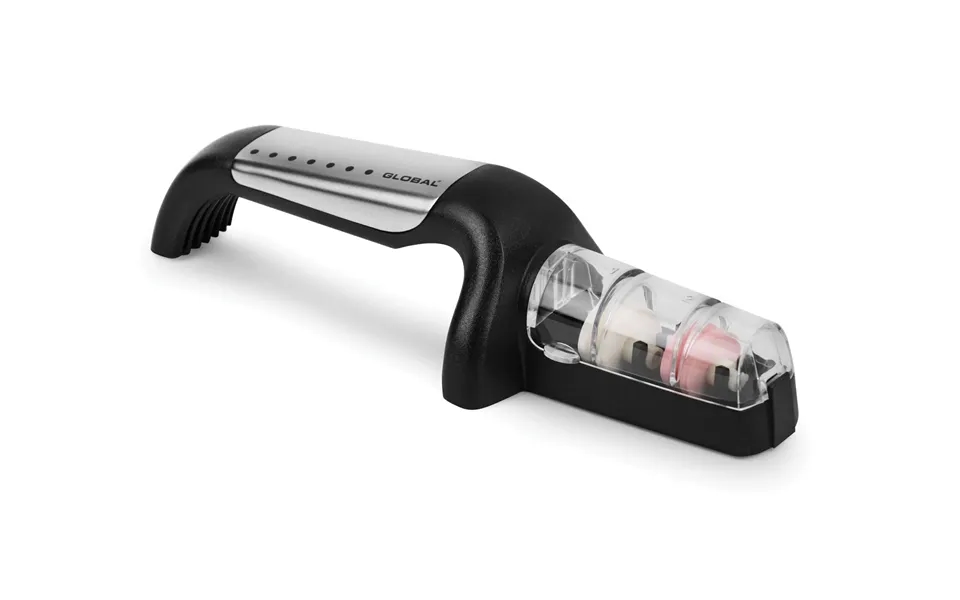 Global Ceramic Water Sharpener Silver Black Gs-440 Ss