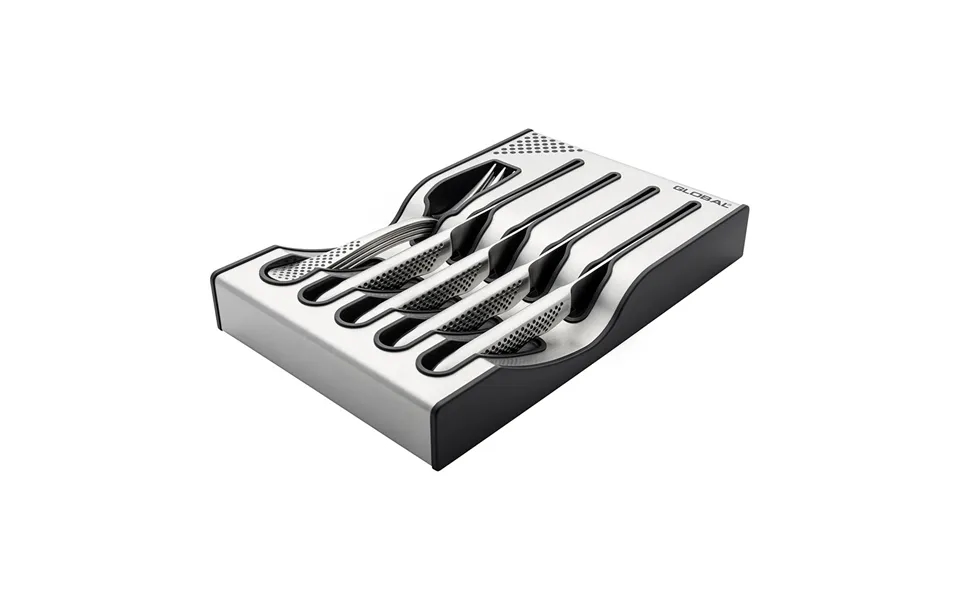 Global Steak Knife & Fork Set With Dock G-88 4012 R