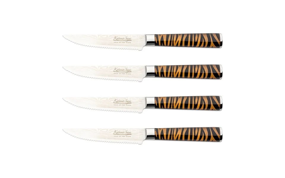 Katana Tiger 4 Piece Steak Knife Set