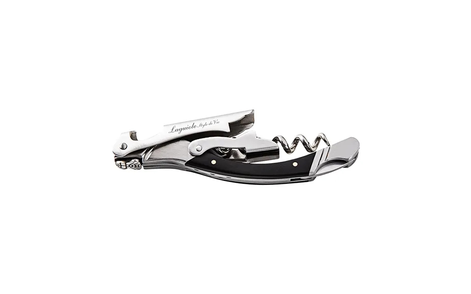 Laguiole Style De Vie Luxury Corkscrew Black Pakka Wood