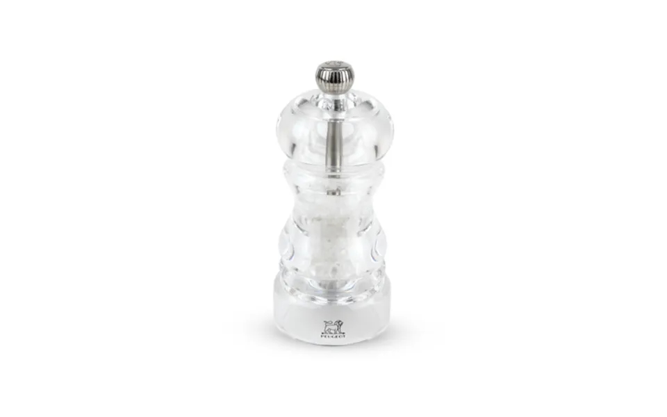 Peugeot Nancy Salt Mill 12cm Clear Acrylic P900812 Sme