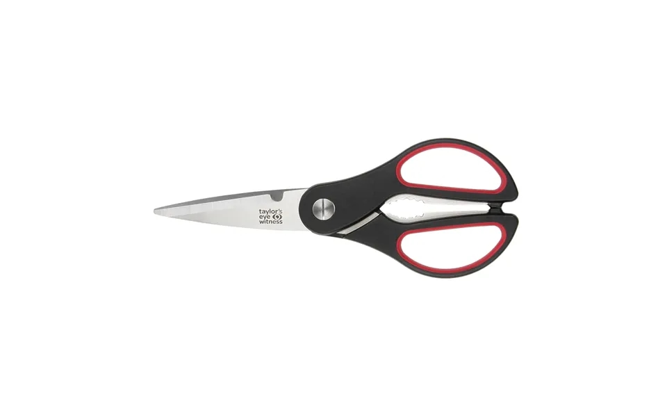 Taylors Eye Witness 23cm Kitchen Shears Black Red Ssks004-br