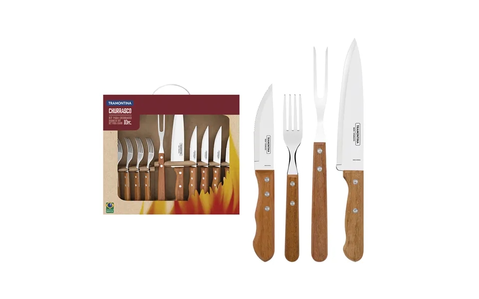 Tramontina Churrasco Steak And Carving 10 Piece Set 22399037