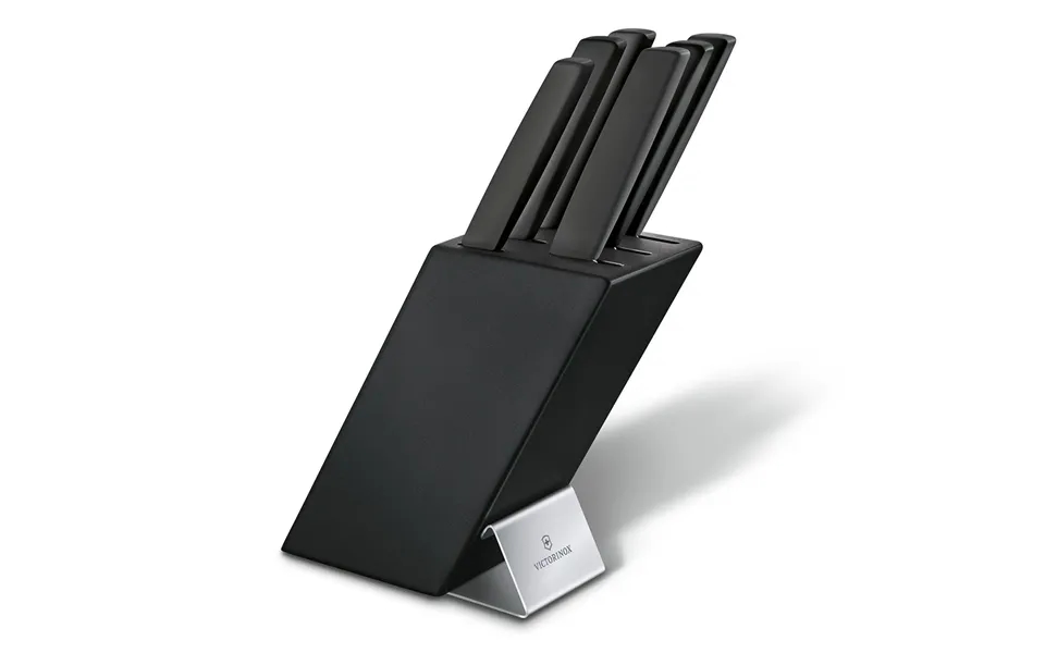 Victorinox Swiss Modern 6 Piece Cutlery Block Black 6718663