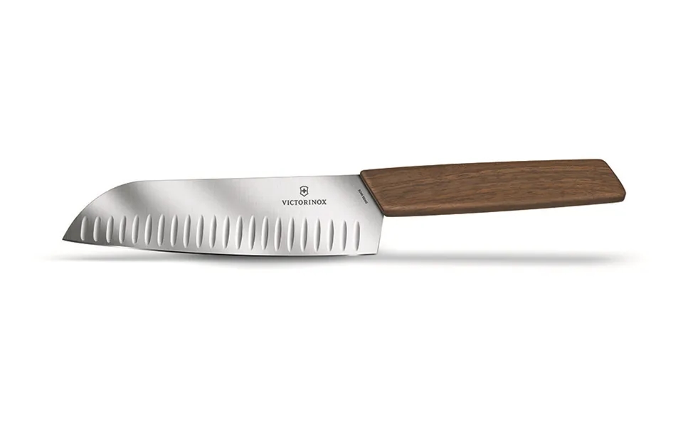 Victorinox Swiss Modern Walnut 17cm Santoku Knife 6905017kg