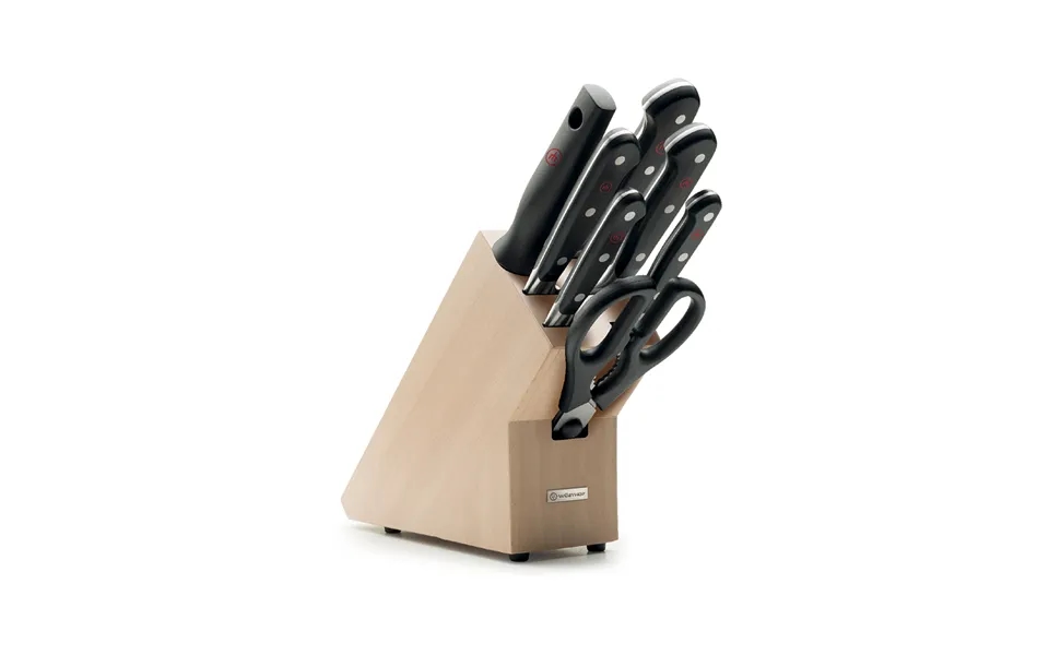 Wüsthof Classic 7pc Knife Block Beech Wt1090170701