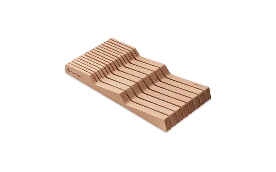 Wüsthof In-drawer Knife Organiser For 15 Knives Beech 2159621501