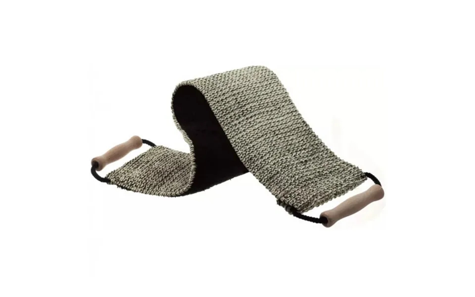 Hydrea London Stylish Dual Sided Body Strap With Natural Sisal Fibre & Towelling Cotton 1pcs