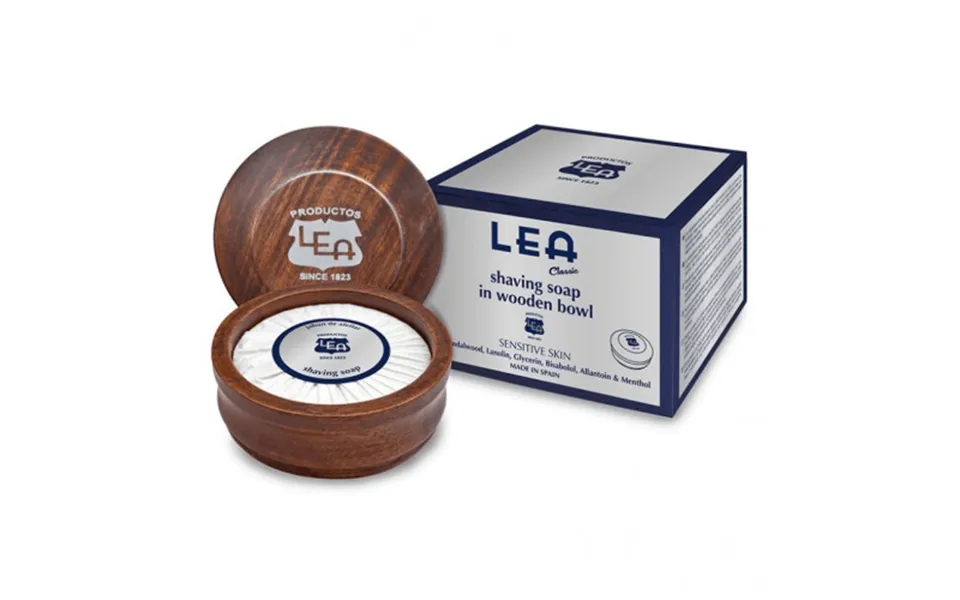 Lea Shaving Soap In Wooden Bowl 100g