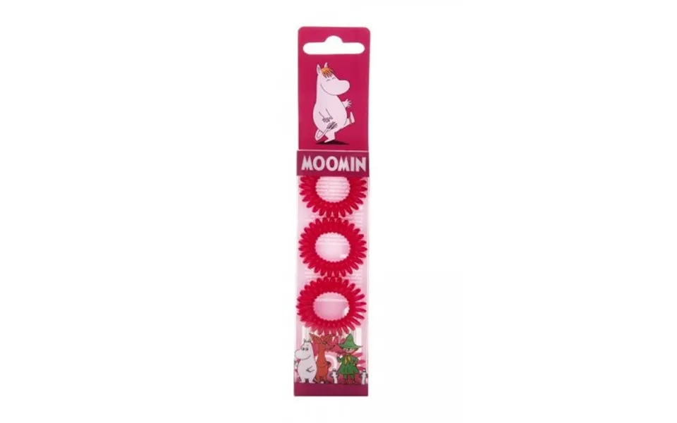 Moomin Hair Ring Red 4 Pcs