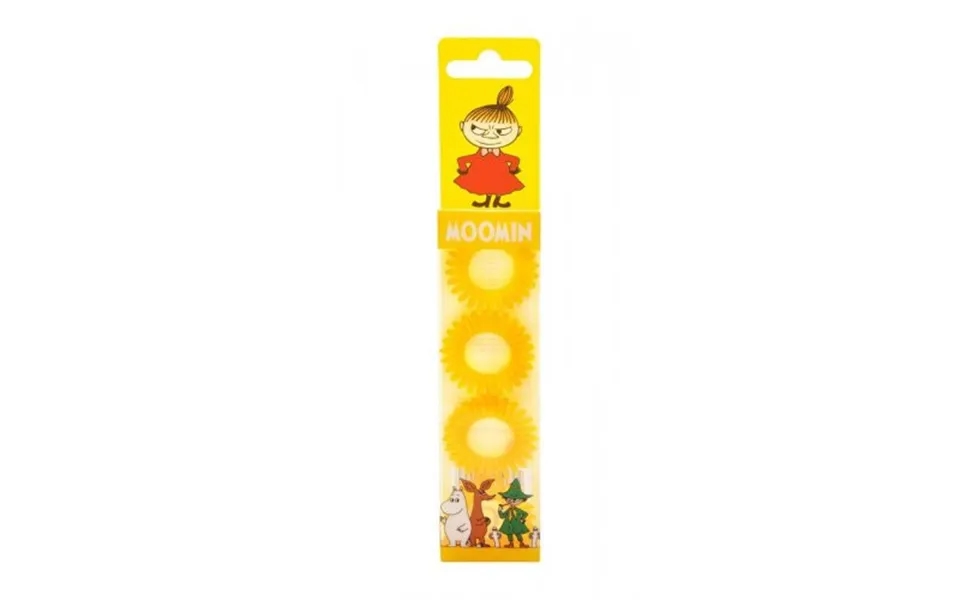 Moomin Hair Ring Yellow 4 Pcs