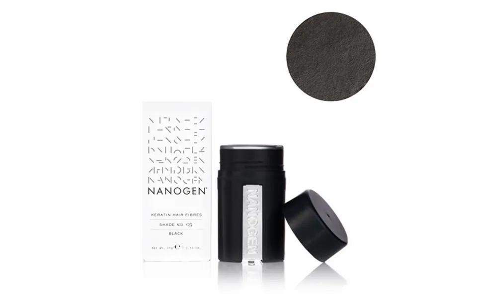 Nanogen Keratin Hair Fibres Black 15g