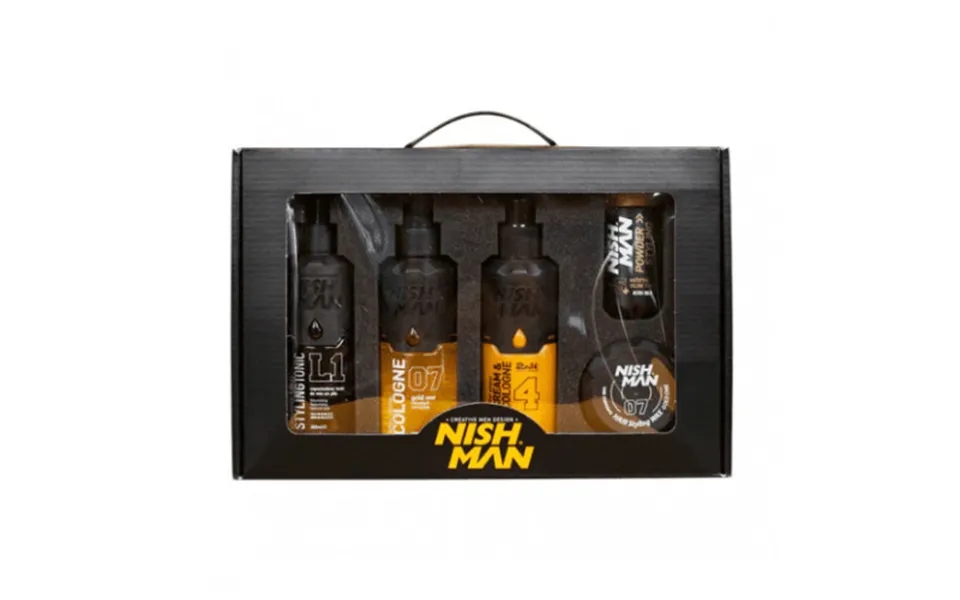 Nishman Gift Box 5in1 Gold Gift Set For Men Gift Set