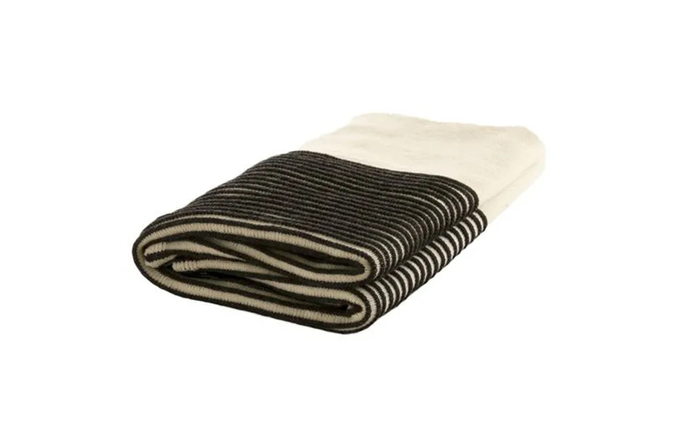 Nord Snow Merino Wool Blanket Striped Style Light