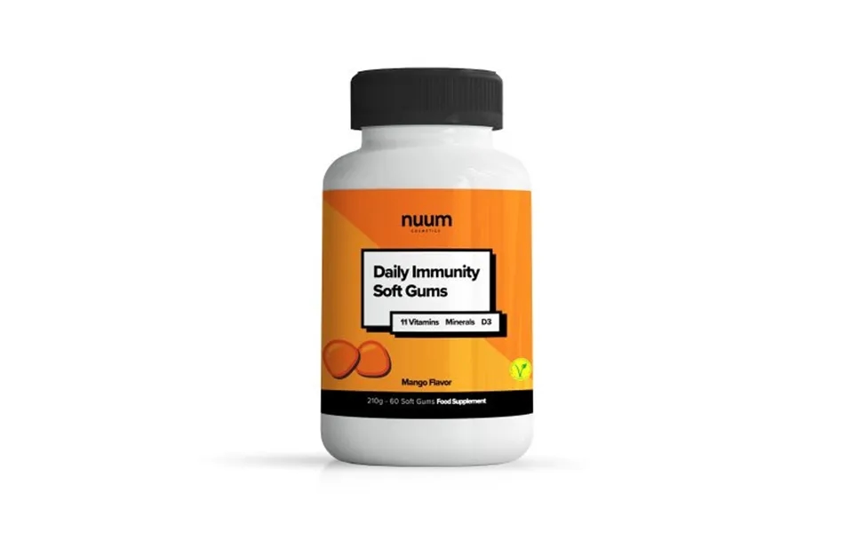 Nuum Cosmetics Daily Immunity Soft Gums Food Supplement 1 Month