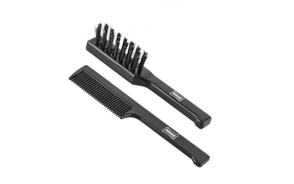 Proraso Moustache Brush & Beard Comb Set 1pcs