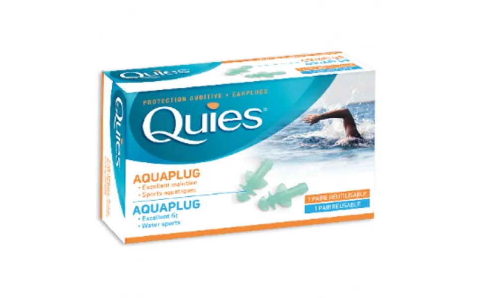 Quies Aquaplug Earplugs For Swimmers 1 Paire