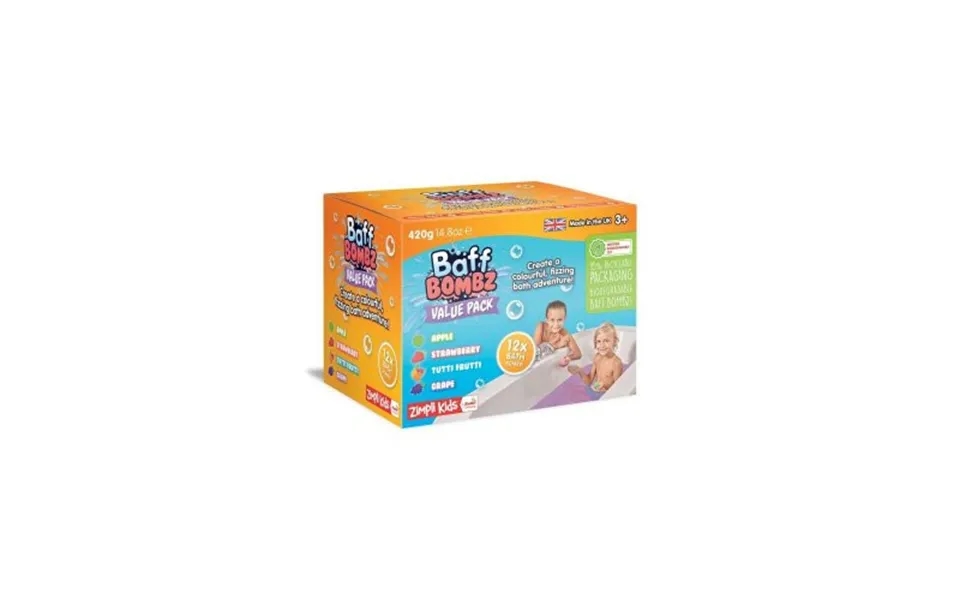 Zimpli Kids Baff Bombz 4 Pack Value Pack