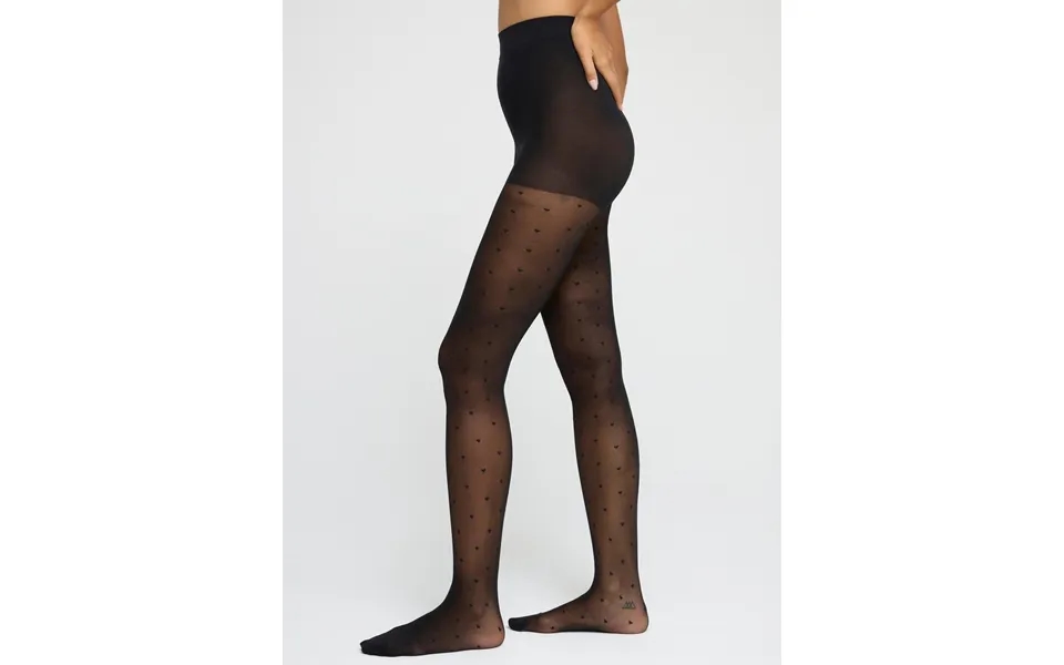 30 Denier Tights With Hearts