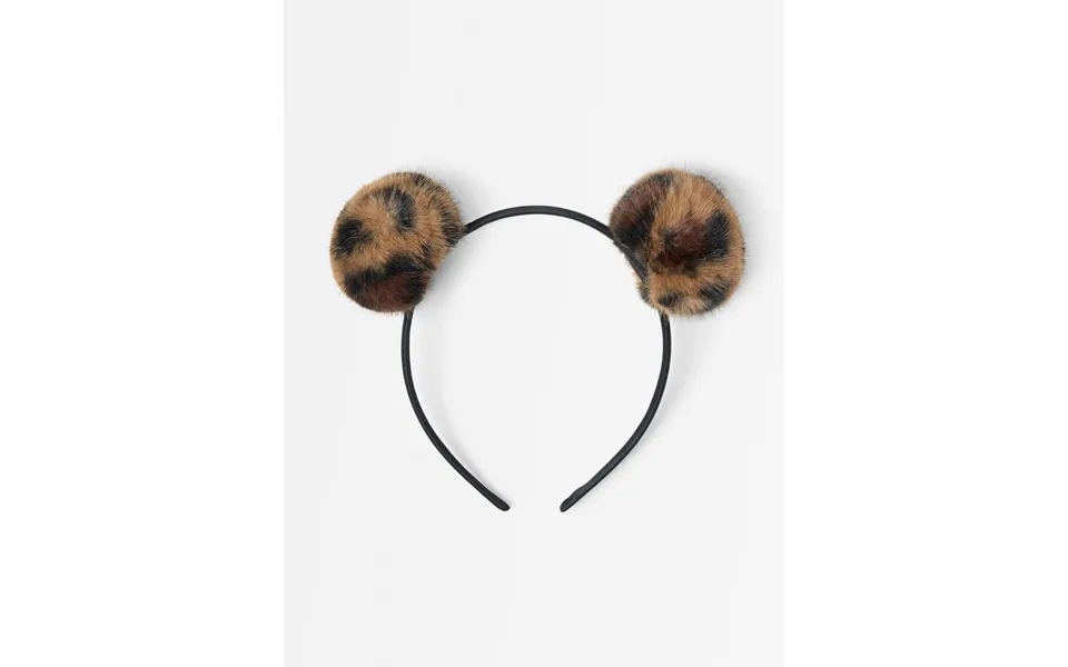 Alice Band With Faux Fur Pompoms