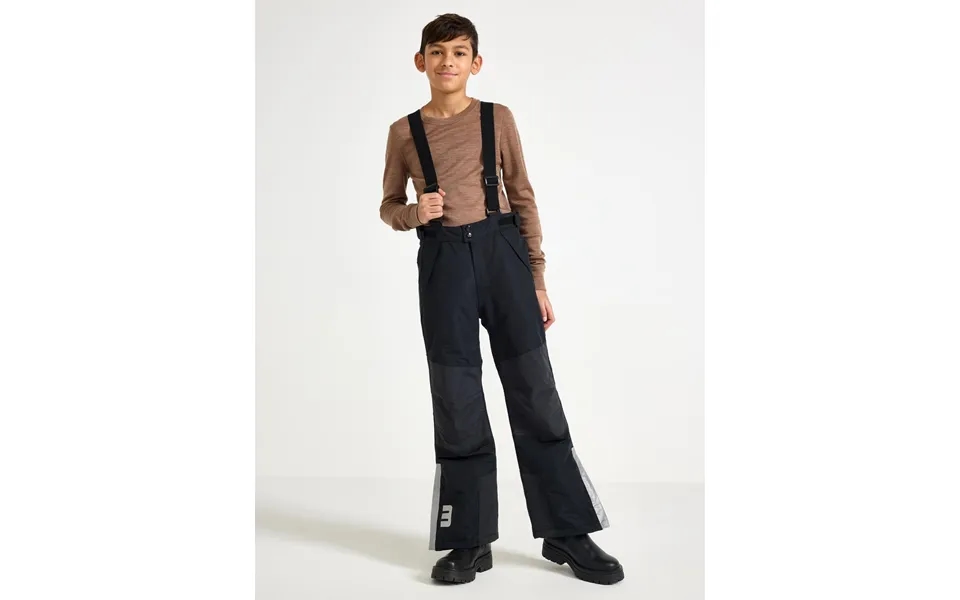 Black Ski Trousers With Braces