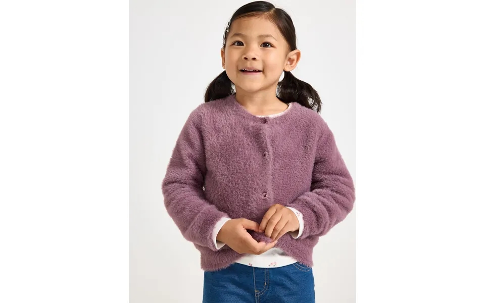 Cardigan In Feather Yarn