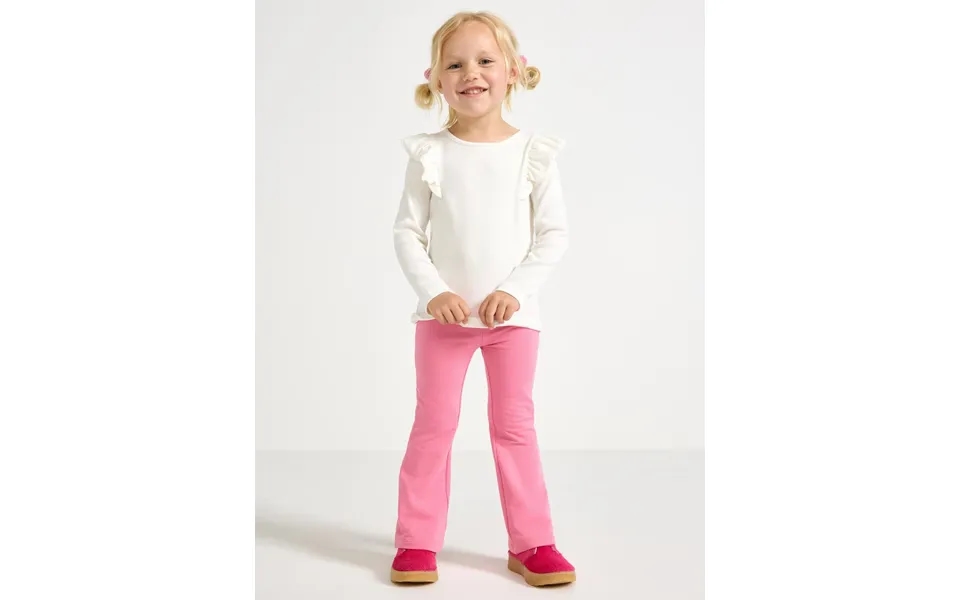 Flared Leggings With Brushed Inside